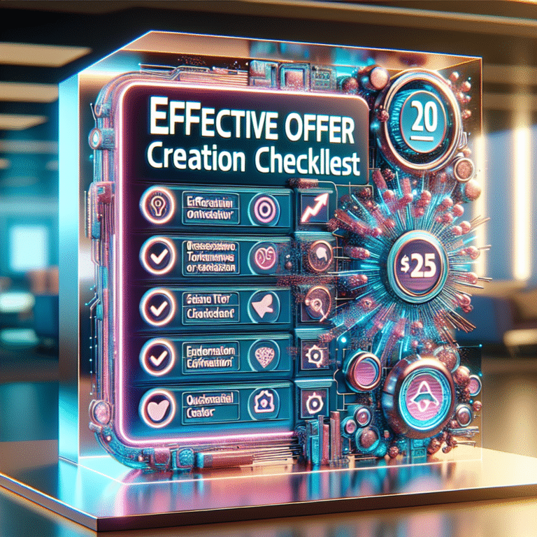 10 Effective Offer Creation Checklist Tips For 2025 Success | Chris Koehl